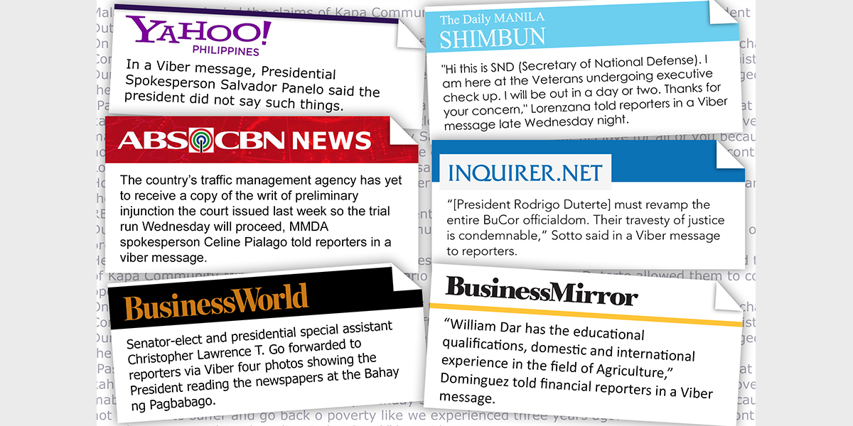Viber is now the best source of news - Bravo Filipino