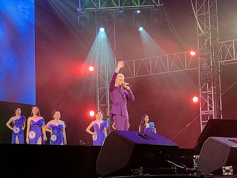 James Reid at Binibining Ilagan 2023