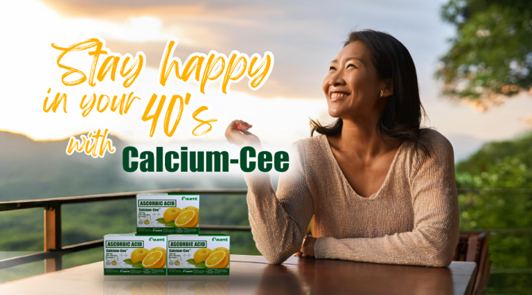 Stay happy in your 40s with Calcium Cee