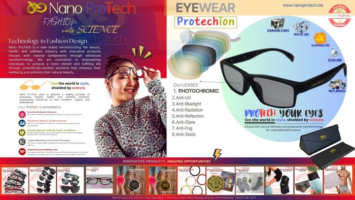 EYE am here to see the world better By Nano ProTech Eyewear