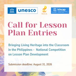 NCCA UNESCO Challenge Teachers to Turn Living Heritage