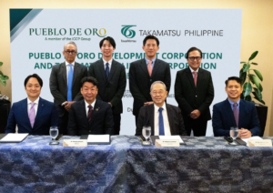 Pueblo de Oro, Japan’s Takamatsu Corporation form joint venture to pursue PH real estate investments